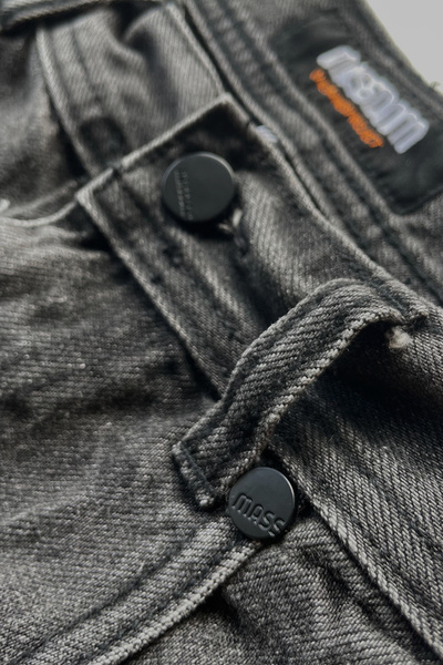 Mass DNM spodnie Wall Jeans Extra baggy Fit - czarne