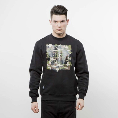 Mass Denim bluza crewneck Ptrol black