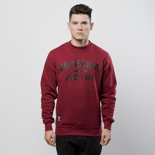 Mass DNM bluza Sweatshirt Crewneck Campus - claret