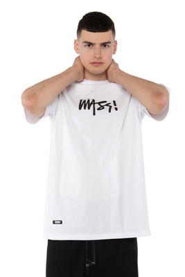 Mass DNM koszulka Signature Medium Logo T-shirt - biała