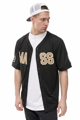 Mass DNM koszula Club Mesh Baseball Shirt - czarna