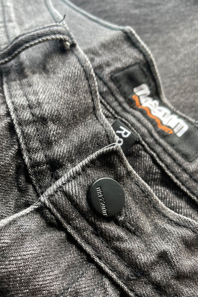 Mass DNM spodnie Box Jeans Relax Fit - czarne