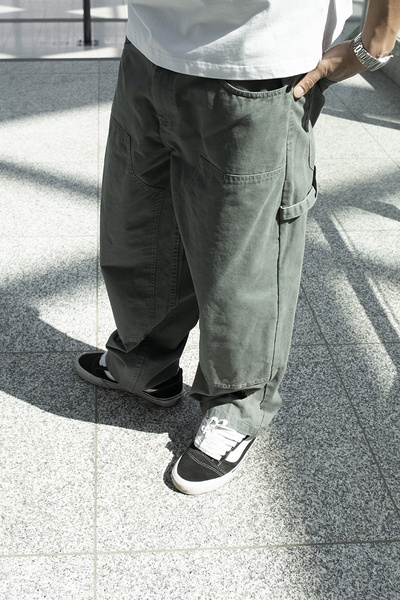 Mass DNM spodnie Pants Worker Extra Baggy Fit - szare