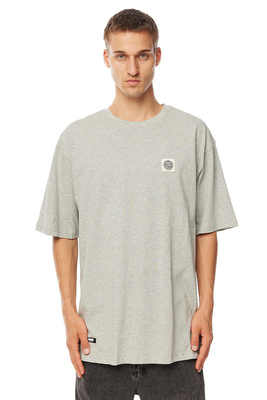 Mass Denim Patch T-shirt szara