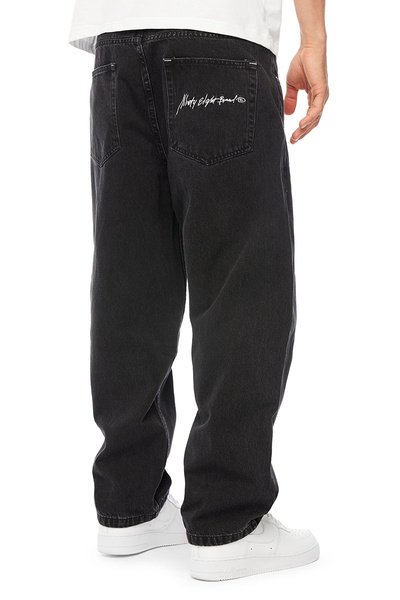 Mass DNM spodnie Authentic Jeans Extra baggy Fit - czarne