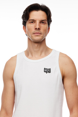 Mass DNM koszulka Signature Patch Tank Top - biała