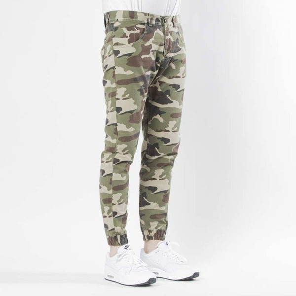 Mass DNM spodnie Base Joggers Sneaker Fit - woodland camo