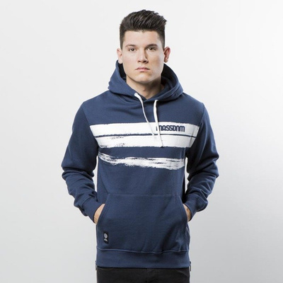 Mass DNM bluza Sweatshirt Hoody Traces - navy