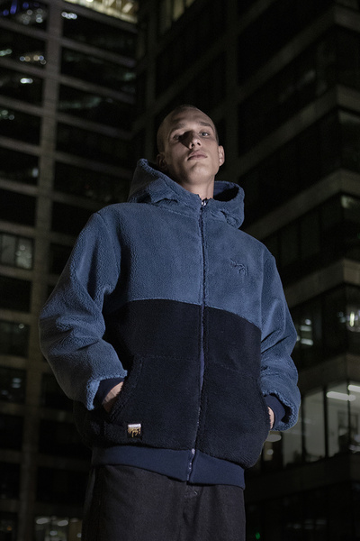 Mass DNM kurtka zimowa Jacket Result - niebieska