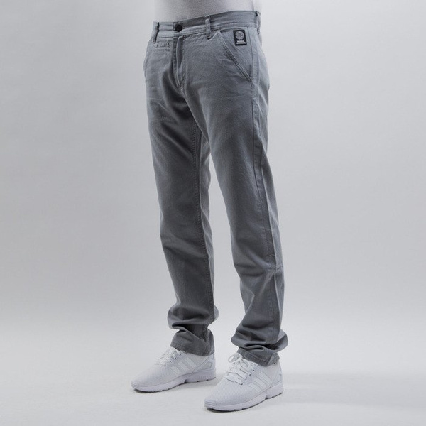Mass Denim spodnie chinos Base straight fit grey