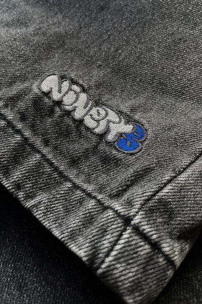 Mass DNM spodnie Wall Jeans Extra baggy Fit - czarne