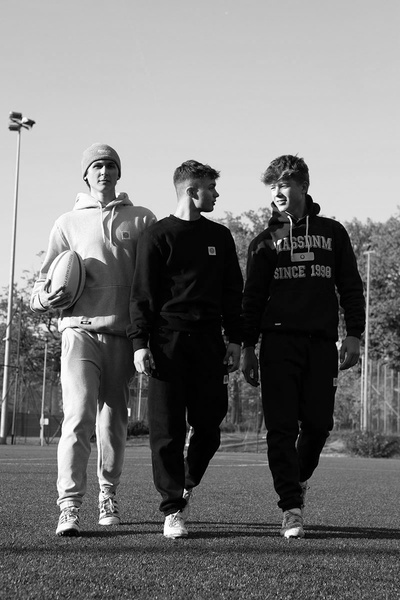 Mass DNM bluza Sweatshirt Campus Hoody - brązowa