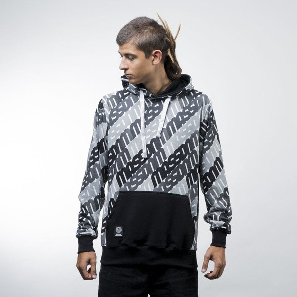 Mass Denim bluza sweatshirt Multiply hoody black