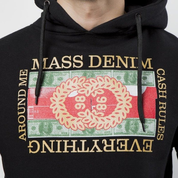 Mass DNM bluza Sweatshirt Hoody Cream - black QUICKSTRIKE