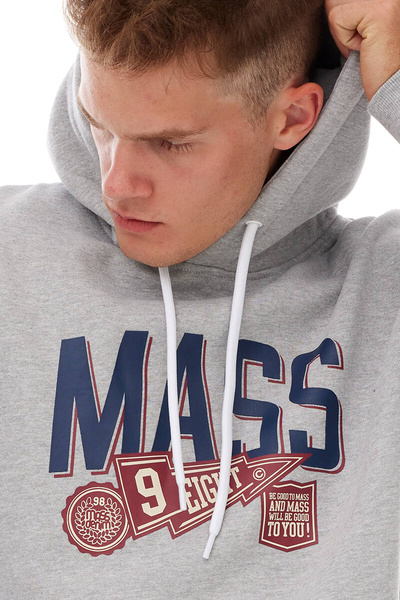 Mass DNM bluza Sweatshirt Graduate Hoody - szara