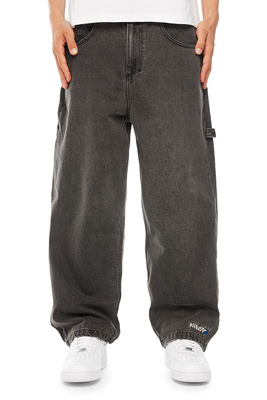 Mass DNM spodnie Wall Jeans Extra baggy Fit - czarne