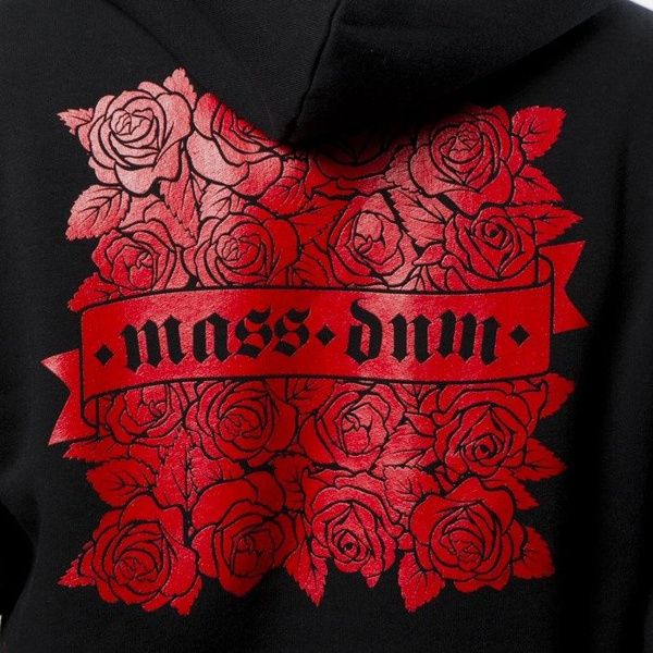 Mass DNM bluza Sweatshirt Hoody Rose - black QUICKSTRIKE