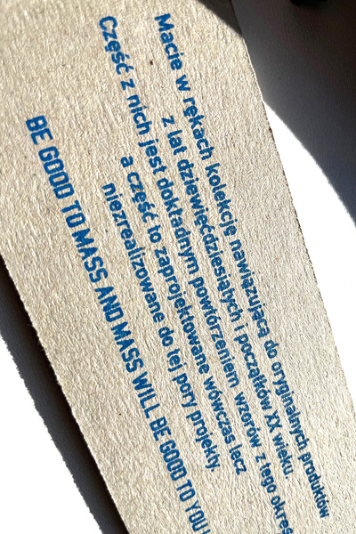 Mass DNM spodnie Jeans Chino Original Baggy Fit - granatowe