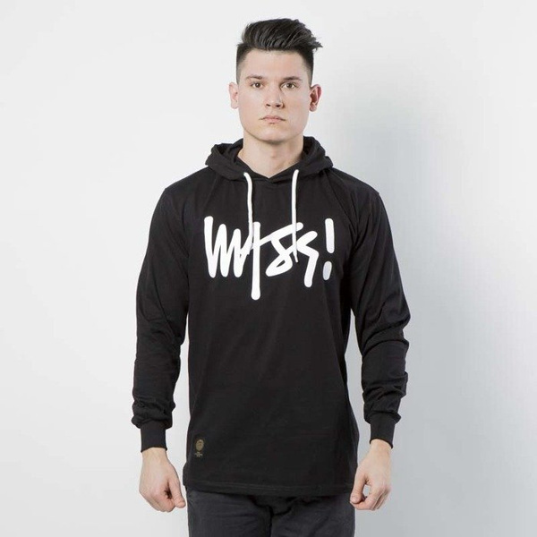 Mass DNM koszulka Longsleeve Hoody Signature - black