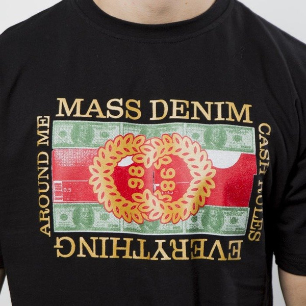 Mass DNM koszulka T-shirt Cream - black QUICKSTRIKE