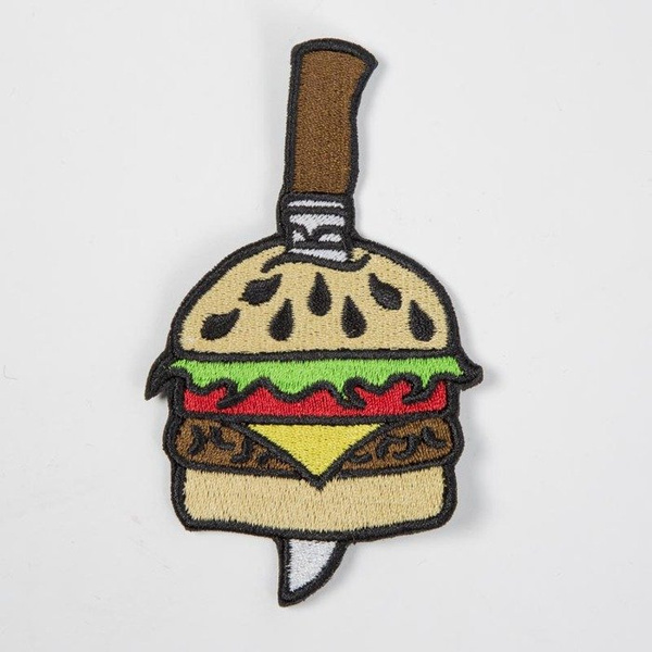 Mass DNM  x Snecz naszywka Spoko Szama Burger - multicolor Limited Edition