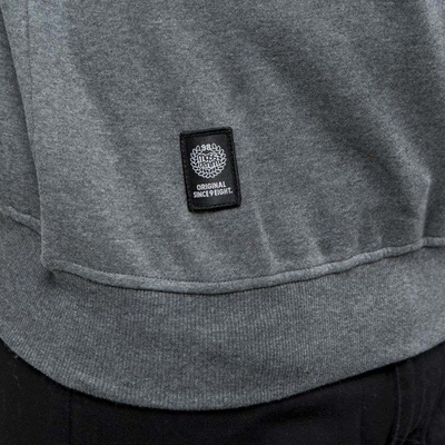 Mass Denim bluza crewneck Flip dark heather grey