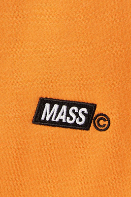 Mass DNM bluza Sweatshirt Mini Box Hoody pomarańczowa