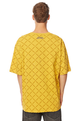 Mass Denim Monogram T-shirt zółta