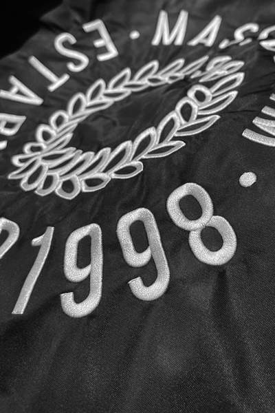 Mass DNM kurtka zimowa Elementary Satin Jacket - czarna