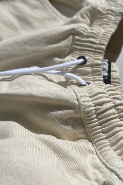 Mass DNM Joggers Pants Signature 2.0 Tapered Fit - off white