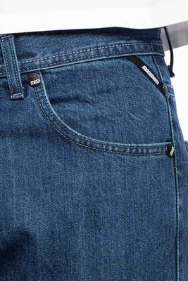Mass DNM spodnie Base Jeans Regular Fit - niebieskie