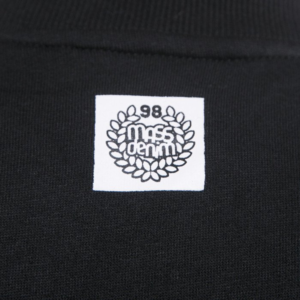 Mass Denim bluza crewneck Today black