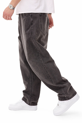 Mass DNM spodnie Jeans Round Two Extra Baggy Fit - sprane czarne