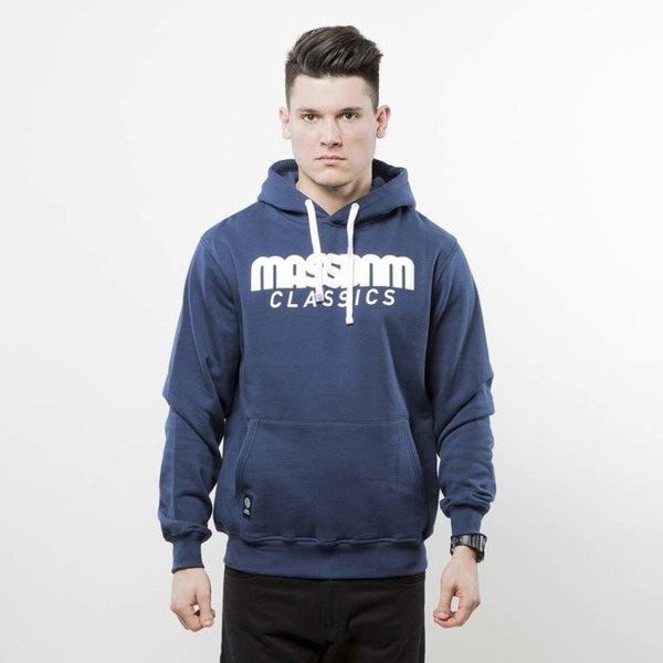 Mass Denim bluza hoody Classics navy