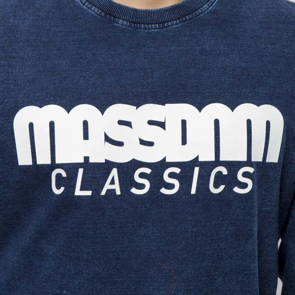 Bluza Mass Denim Sweatshirt Crewneck Classics - dark blue