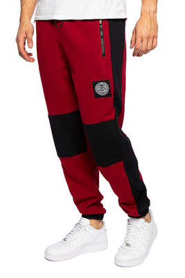 Mass DNM spodnie dresowe Berg Sport Sweatpants - bordowe