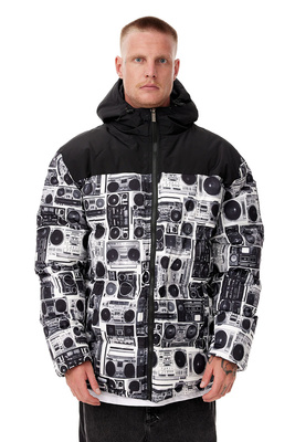 Mass DNM kurtka zimowa Jacket Empire Hoody - szara