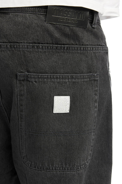 Mass DNM spodnie Jeans Craft Baggy Fit - sprane czarne