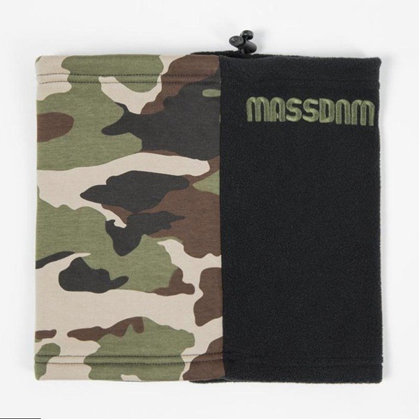 Mass DNM komin Neck Warmer Half Camo - woodland camo