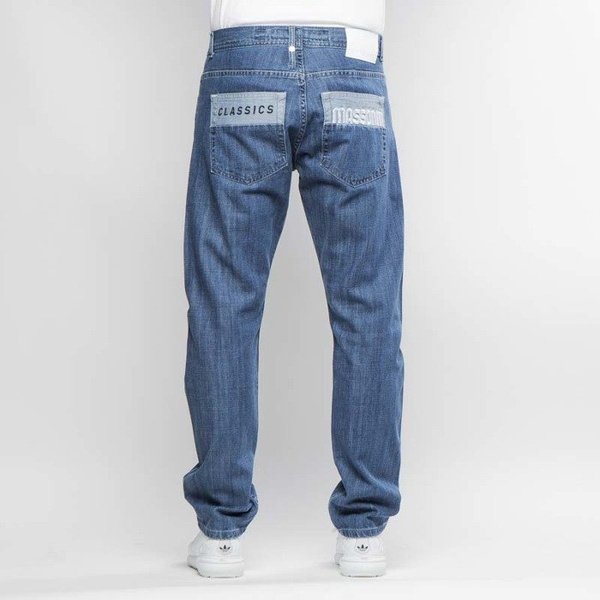 Mass DNM spodnie Demo Jeans Regular Fit - blue