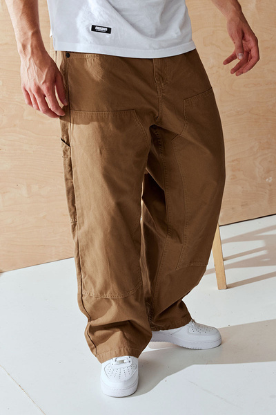 Mass DNM spodnie Pants Worker Extra Baggy Fit - beżowe