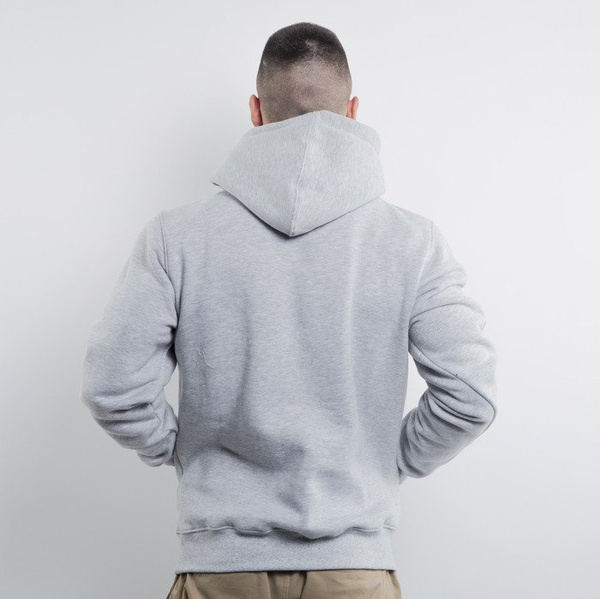 Mass Denim bluza hoody Weed Time light heather grey