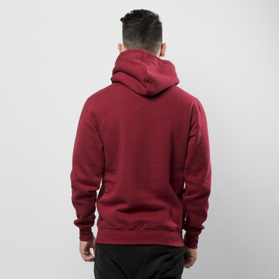 Mass DNM bluza Sweatshirt Hoody Street Sign - claret
