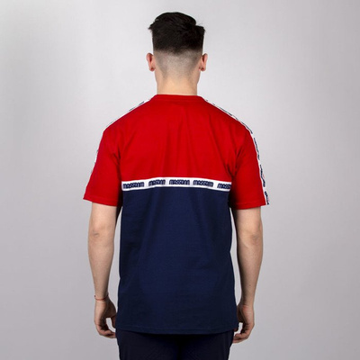 Mass DNM koszulka Line - red / navy