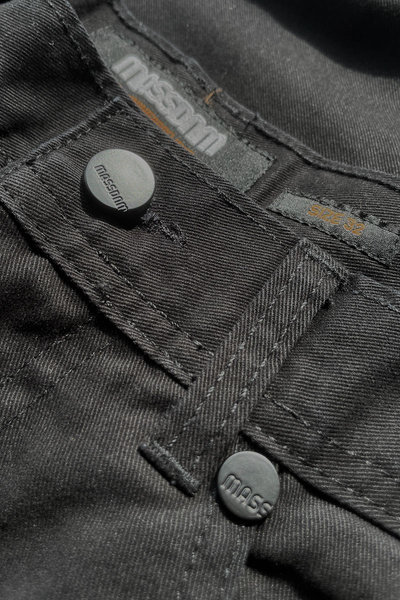 Mass DNM spodnie Wall Pants Extra baggy Fit - czarne