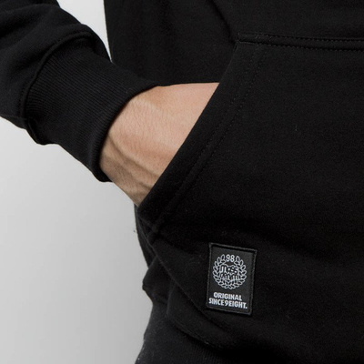 Bluza Mass Denim Sweatshirt Hoody Signature - black