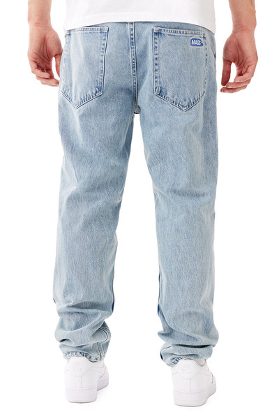 Mass DNM spodnie Box Jeans Relax Fit - jasnoniebieskie