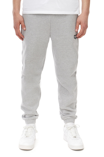 Mass DNM spodnie dresowe Signature Patch Sweatpants - szare