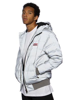 Mass DNM kurtka zimowa Jacket Mini Box Silver - refleksyjna