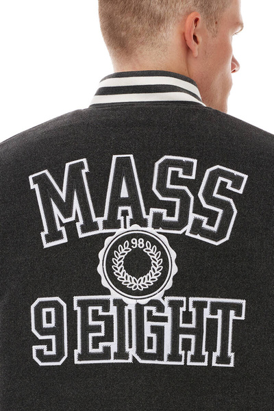 Mass DNM kurtka Jacket Athletic Baseball - ciemnoszara